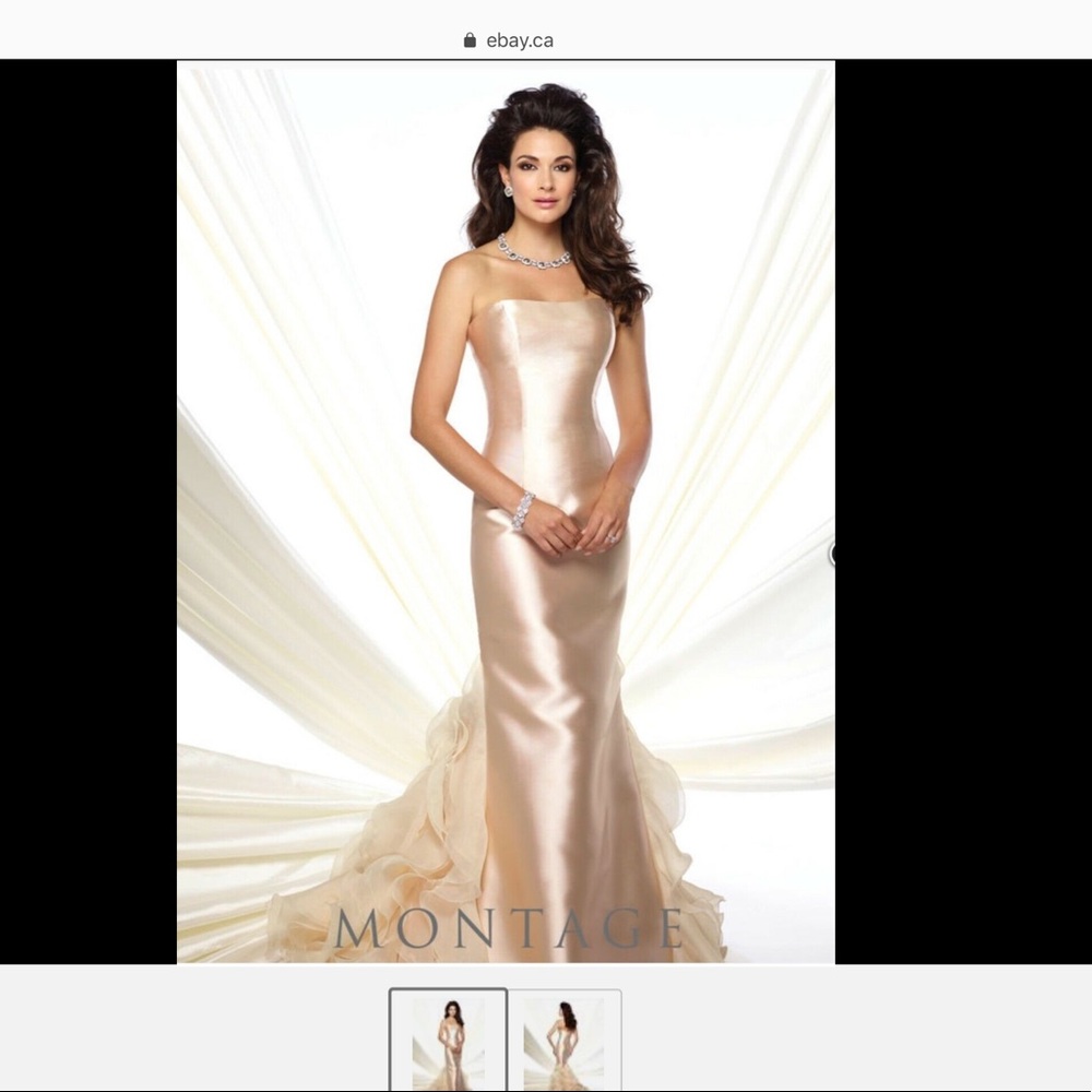 Beautiful brand new Montage evening gown